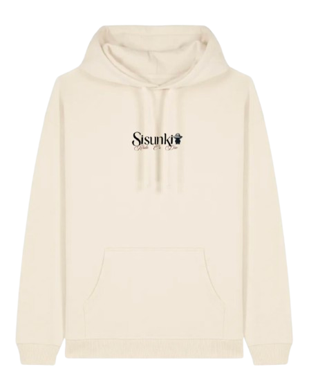 Sweat-shirt beige Racing Sisunki