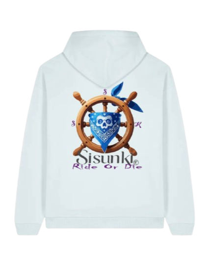 Sweat-shirt bleu Pirate life