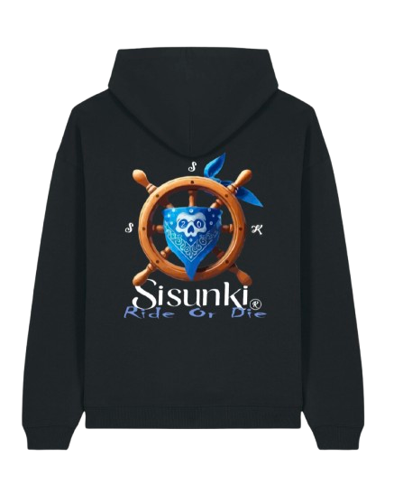 Sweat-shirt noir Pirate life