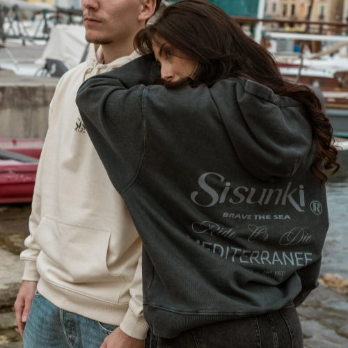 Sweat-shirt Classique vintage - noir