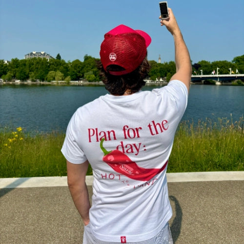 Tee-shirt Too hot to handle — Blanc (édition limitée)