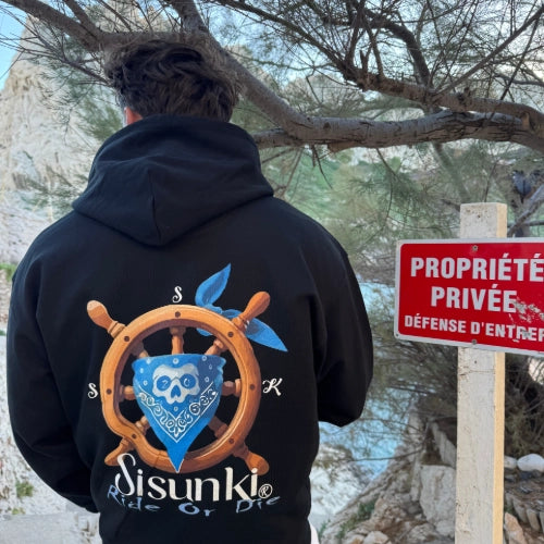 Sweat-shirt Pirate life - noir (édiiton limitée)