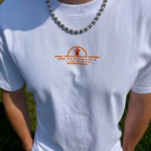 Tee-shirt Golden escape - blanc (édition limitée)