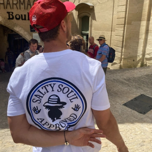 Tee-shirt Salty soul - blanc